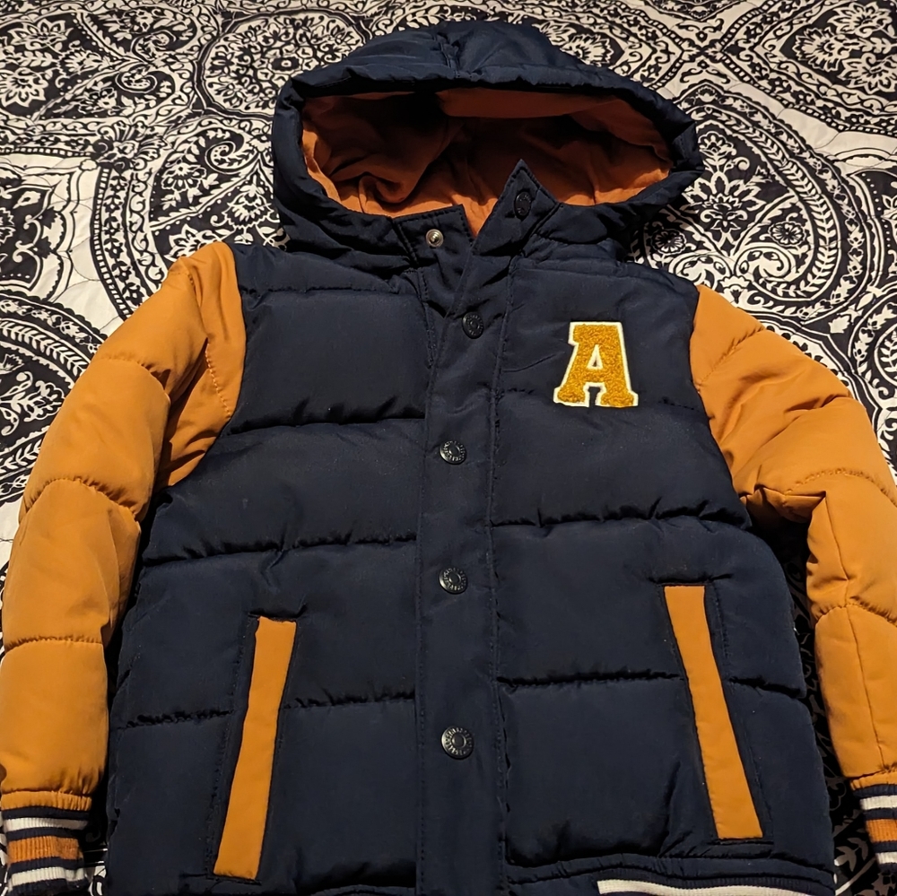 Boys 5T Letterman Bomber